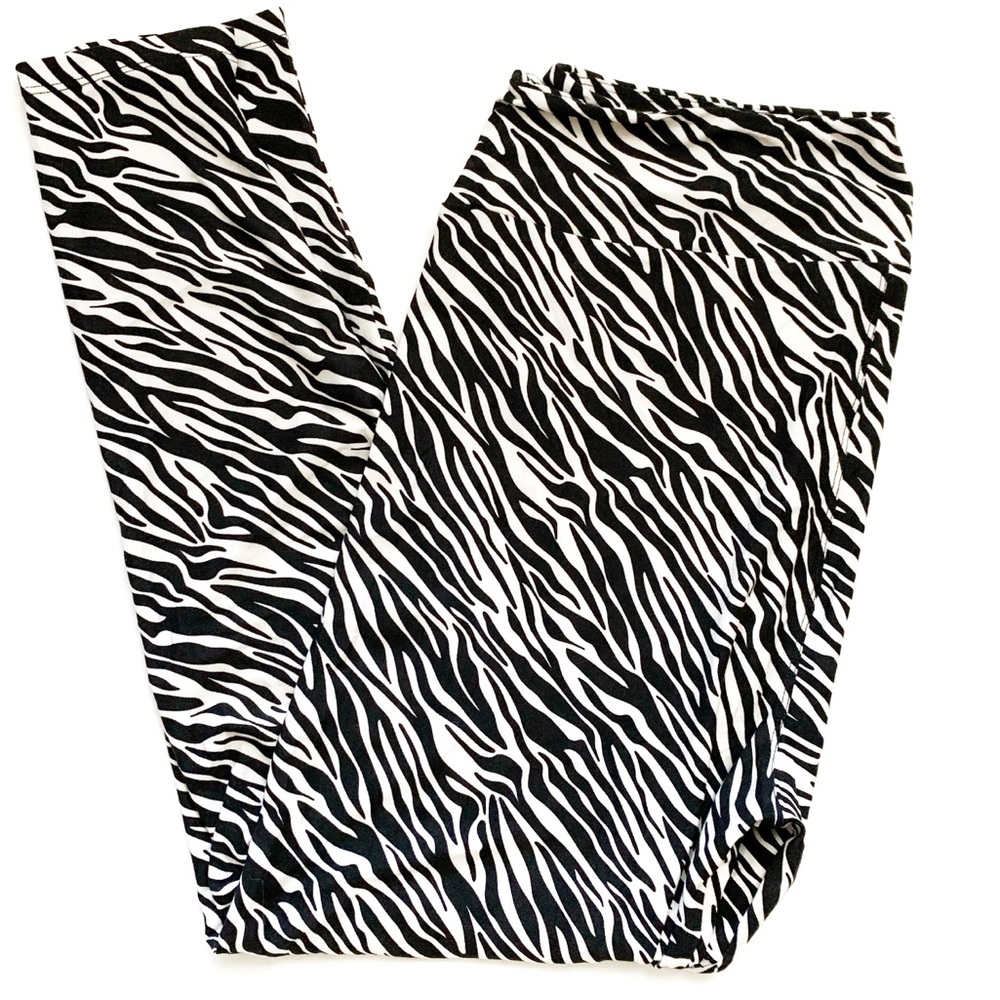NWOT LuLaRoe Zebra Stripped Leggings - TC2
